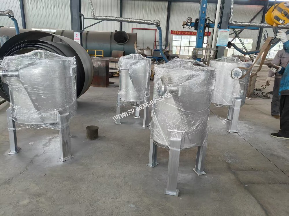 河南某医药科技有限公司螺旋板换热器发货