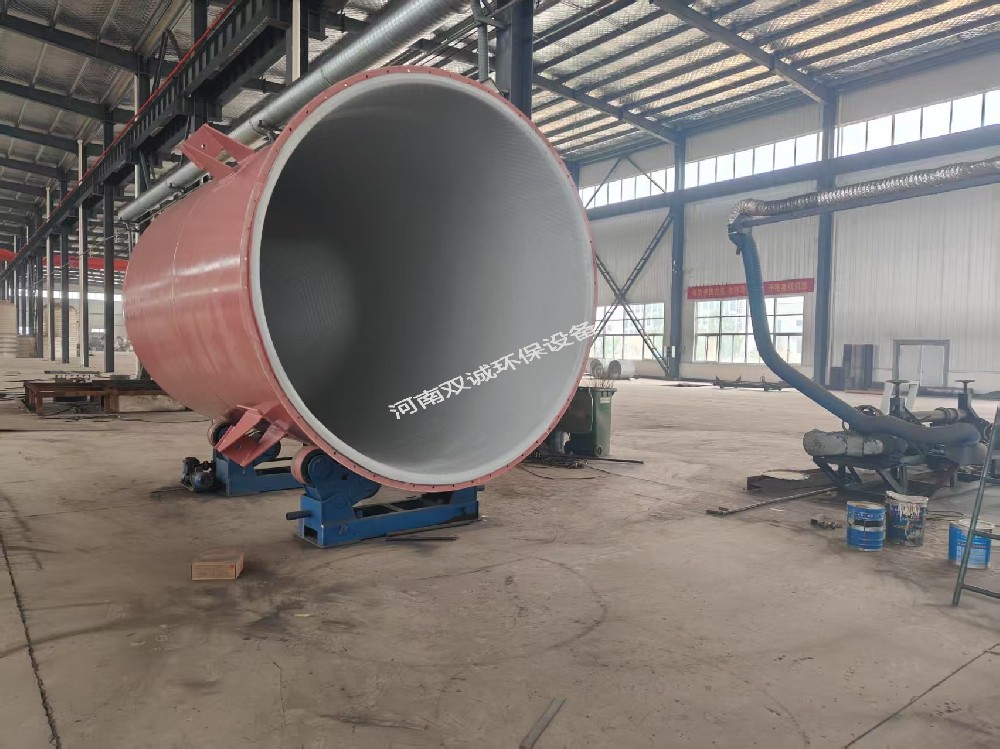 2025.06.15-河南某科技有限公司定制碳钢衬塑储罐发货